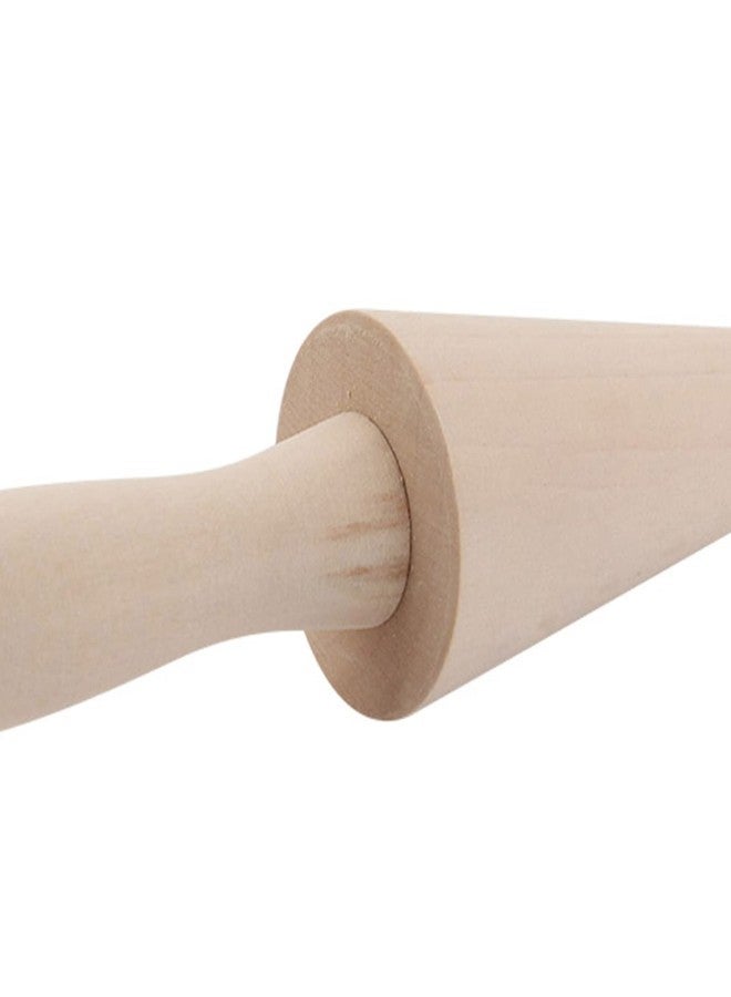 Kodrily Waffle Cone Roller, Wood Ice Cream Cone Maker, Sturdy Wooden Ice Cream Cone Mold Pastry Tool Accessory for Cooking Baking DIY Decorating Pizzelle Kitchen, 9.1 x 1.8 x 1.8in - Image 4